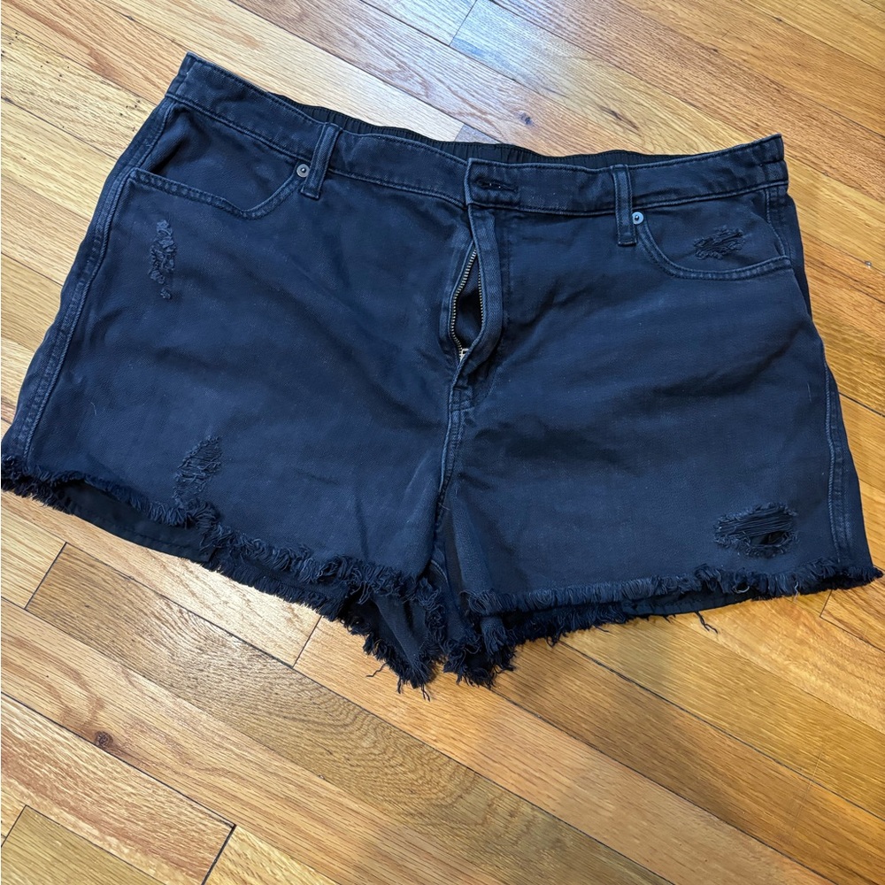Aerie Black Jean shorts